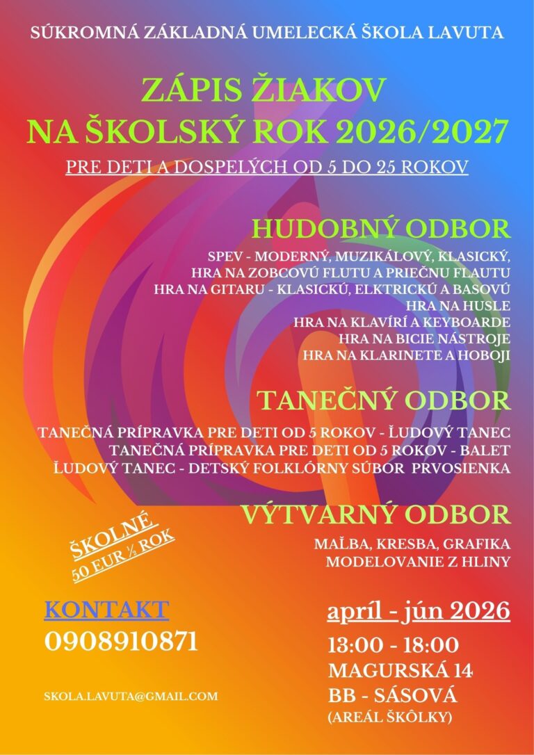 Read more about the article Zápis žiakov na školský rok 2026/2027
