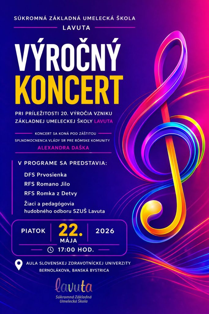 Výročný koncert SZUŠ Lavuta – 20.rokov